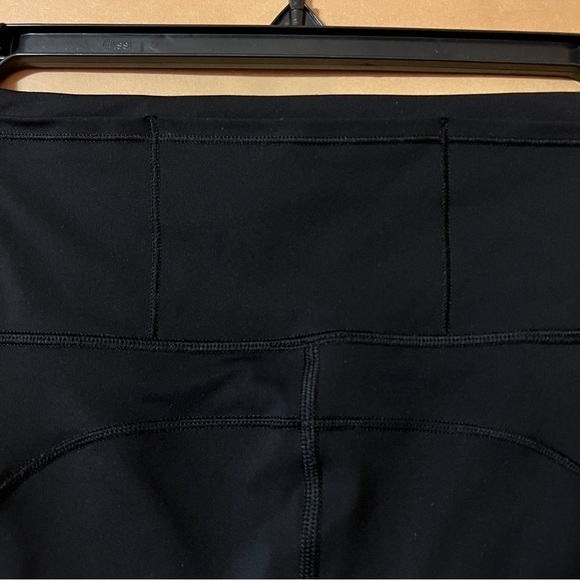 Lululemon | Fast & Free Crop II Nulux 19" High Rise Leggings Pocket Black Size 4 - Picture 10 of 11